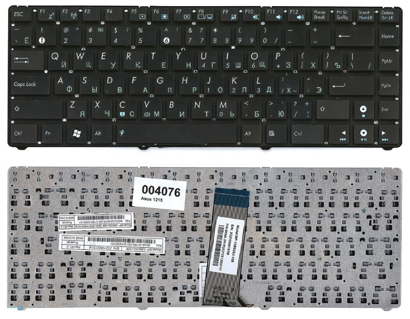 Клавиатура для Asus EeePC 1201, 1215, 1215B черная